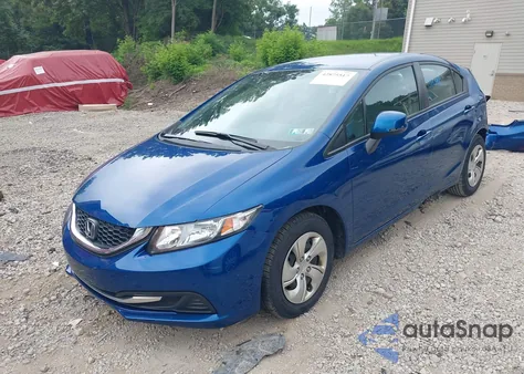 2013 Honda Civic Lx from USA, damaged, VIN 2HGFB2F54DH563350